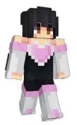porcelain and woodsmoke Minecraft skin — Slim model