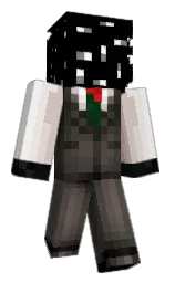 black and cold turkey Minecraft skin — Classic model
