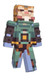 AkawaxD's Minecraft skin wearing the Migrator cape