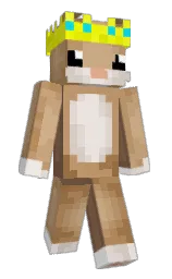 HamburgerHamster's Minecraft skin wearing the Pan cape