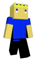 confetti and black Minecraft skin — Classic model