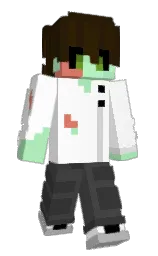 white and tundora Minecraft skin — Slim model