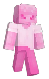 hot pink and cupid Minecraft skin — Classic model