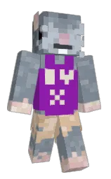 GareBearGame's Minecraft skin wearing the Migrator cape