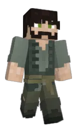 lunar green and zeus Minecraft skin — Classic model — first worn by Liodasme