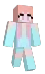 desert storm and cornflower lilac Minecraft skin — Classic model