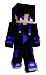 black and tumbleweed Minecraft skin — Slim model