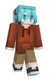 OceanLime_'s Minecraft skin wearing the Pan cape