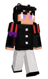 Dabot001_'s Minecraft skin wearing the Purple Heart cape