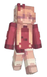 Nutzloses's Minecraft skin wearing the Cherry Blossom cape