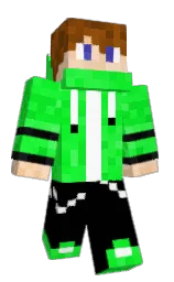 black and manhattan Minecraft skin — Classic model — first worn by LuisW1