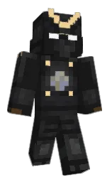 Ravente's Minecraft skin wearing the Aurora cape