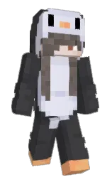 Jqkic's Minecraft skin wearing the Pan cape
