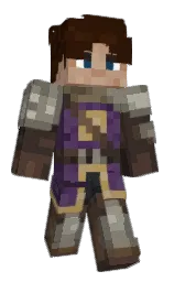 Minecraft-Skin in taupe und mondo — Modell: Klassisch — zuerst getragen von Deevvo0n
