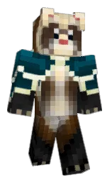 blue stone and cyprus Minecraft skin — Classic model — first worn by Archer_ferret