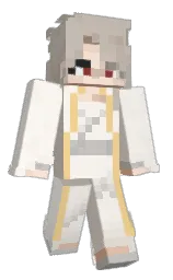 bianca and silver rust Minecraft skin — Classic model — first worn by heanbe