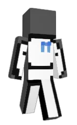 scorpion and white Minecraft skin — Slim model