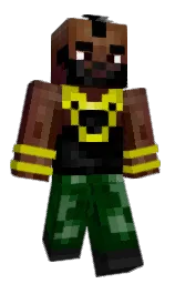 pewet's Minecraft skin wearing the Purple Heart cape