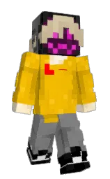 amber and corn Minecraft skin — Slim model — first worn by neKiRka