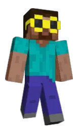 Stever's Minecraft skin wearing the Zombie Horse cape