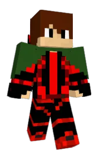 Front of DuCorte's skin