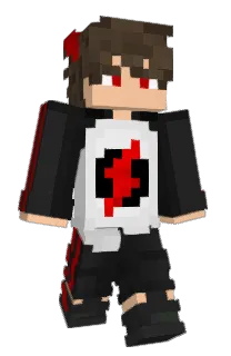 Front of Mogazaki's skin