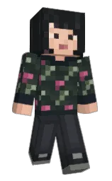 ZeinCraft's Minecraft skin wearing the Cherry Blossom cape