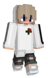Cooking2hard's Minecraft skin wearing the Mojang Office cape
