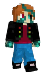 black and monarch Minecraft skin — Slim model