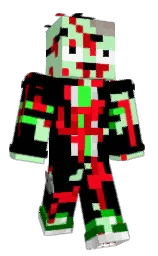 black and gossip Minecraft skin — Classic model — first worn by Brajan12321