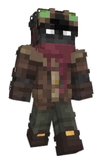 Front of Retoah's skin
