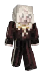 cocoa brown and pearl bush Minecraft skin — Slim model — first worn by Mayios