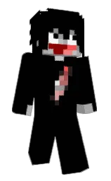 black and deep fir Minecraft skin — Classic model