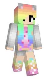 AJShabeel's Minecraft skin wearing the Aurora cape