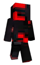 black and cod gray Minecraft skin — Classic model