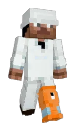 Mordc's Minecraft skin wearing the Minecraft Experience cape