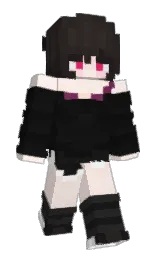 forget me not and cod gray Minecraft skin — Slim model — first worn by Silvawyn