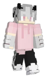 AgateTheG's Minecraft skin wearing the Cherry Blossom cape