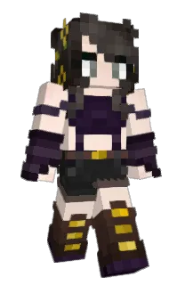 Front of mernessie's skin