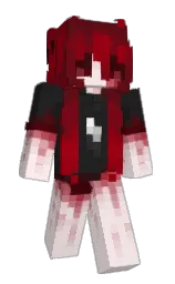 Imperadora's Minecraft skin wearing the Menace cape