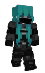 Lalsz's Minecraft skin wearing the Purple Heart cape