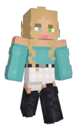 Hazelmulf's Minecraft skin wearing the Pan cape