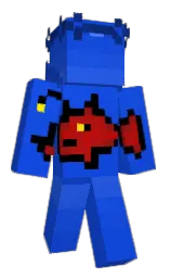Nymmbu's Minecraft skin wearing the Aurora cape