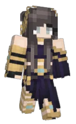Theo_TM's Minecraft skin wearing the Menace cape