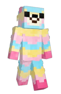 Front of MeerkatMeg's skin