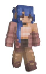 east bay and brandy rose Minecraft skin — Slim model — first worn by d1vine69