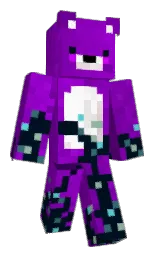 blue charcoal and summer green Minecraft skin — Classic model