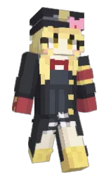 Ahzas's Minecraft skin wearing the Follower's cape
