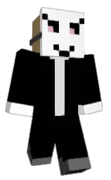 black and trendy pink Minecraft skin — Slim model — first worn by WildeSari