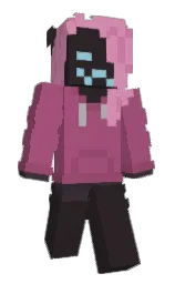 liminalyuri's Minecraft skin wearing the Aurora cape